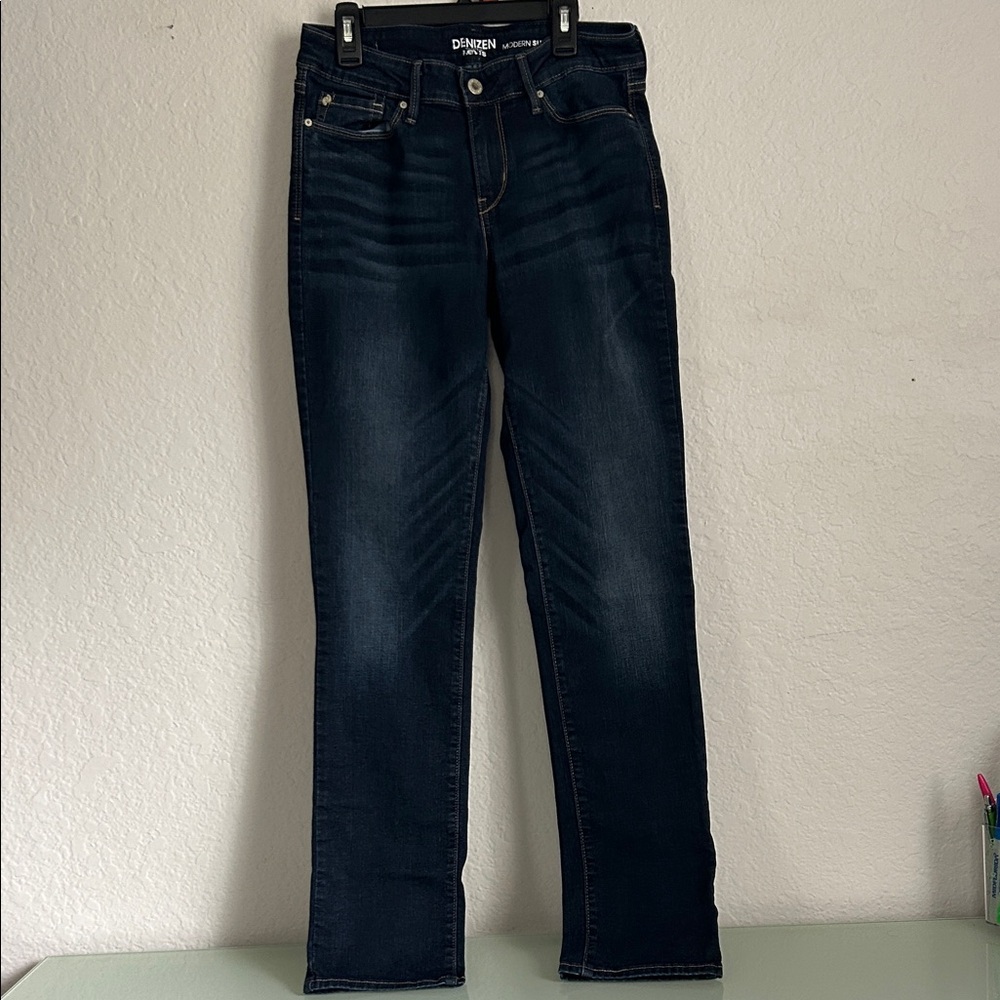 Denizen from Levi’s Men’s Modern Slim Jeans - Dark Blue 28x34